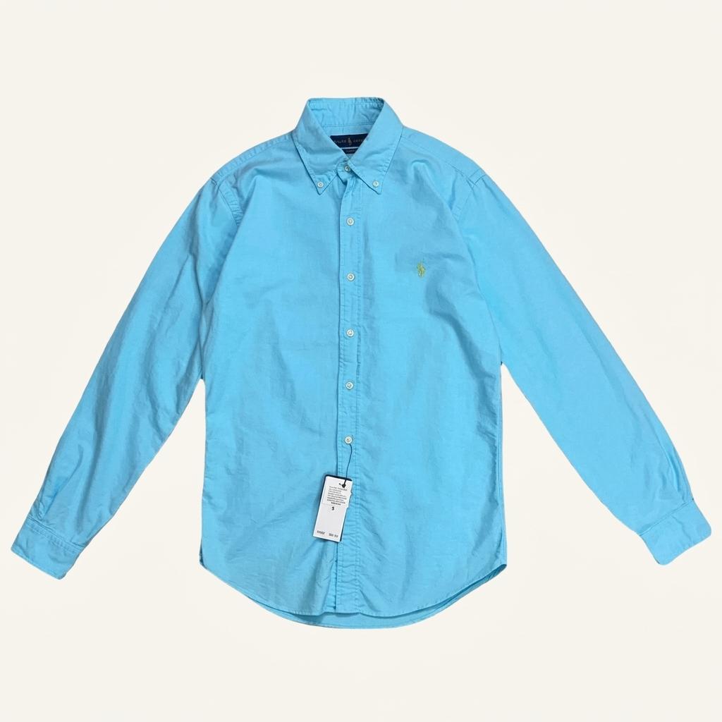 새상품 RALPH LAUREN 라이트 블루 옥스포드 셔츠 S 1