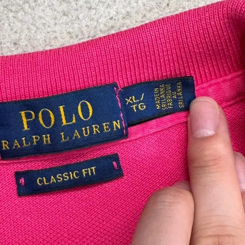 RALPH LAUREN PK 반팔티 핑크 XL/TG 7