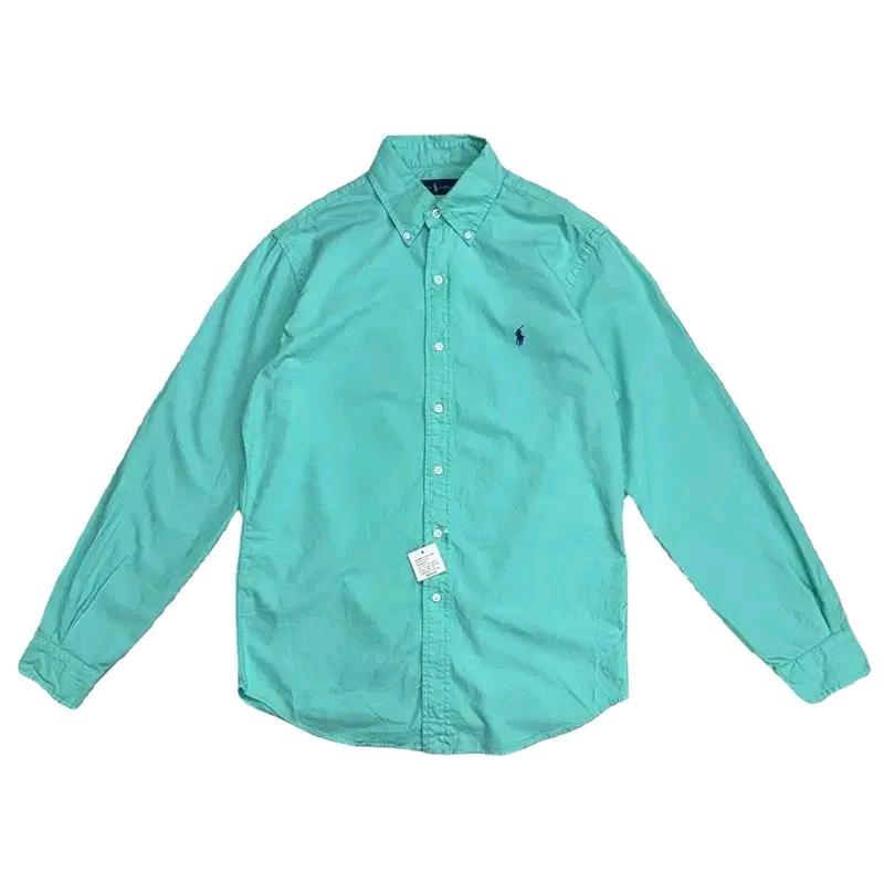 새상품 RALPH LAUREN 민트 그린 옥스포드 셔츠 S 2