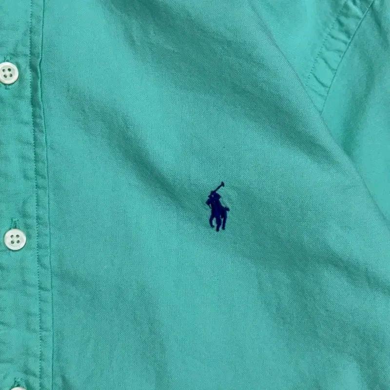 새상품 RALPH LAUREN 민트 그린 옥스포드 셔츠 S 3