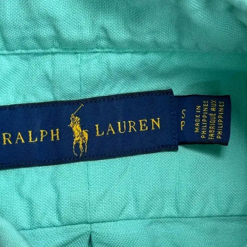 새상품 RALPH LAUREN 민트 그린 옥스포드 셔츠 S 6