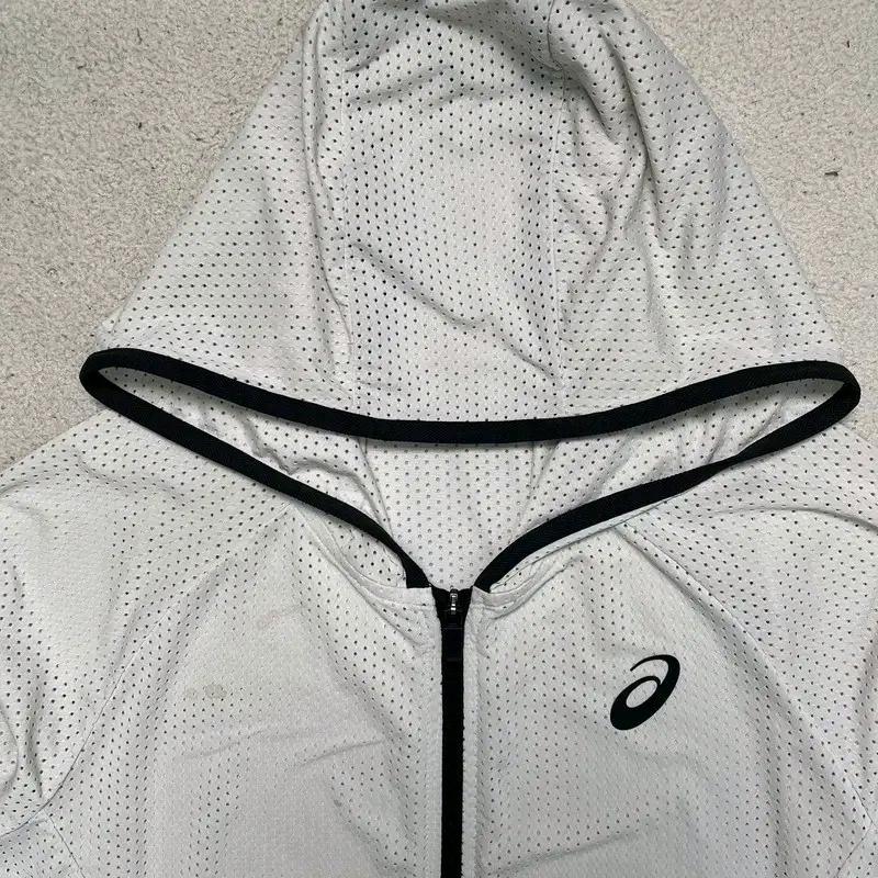 ASICS 메쉬 서머니트집업 화이트 90(S) 3