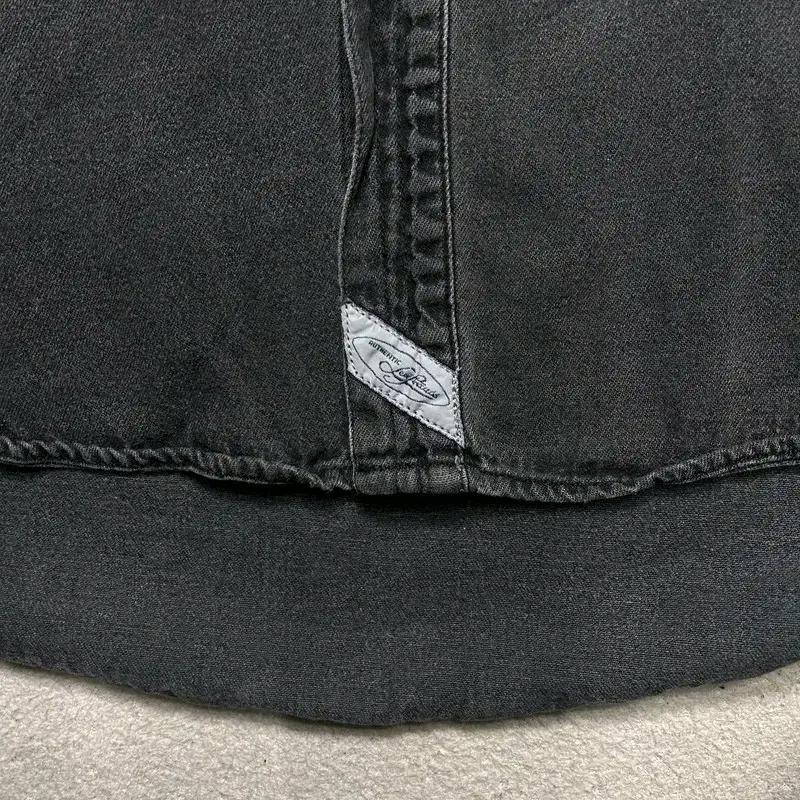 LEVI'S 블랙 데님 셔츠 XL 5