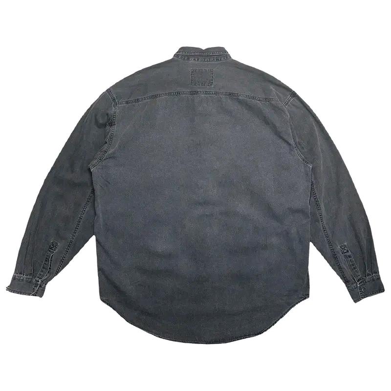 LEVI'S 블랙 데님 셔츠 XL 9