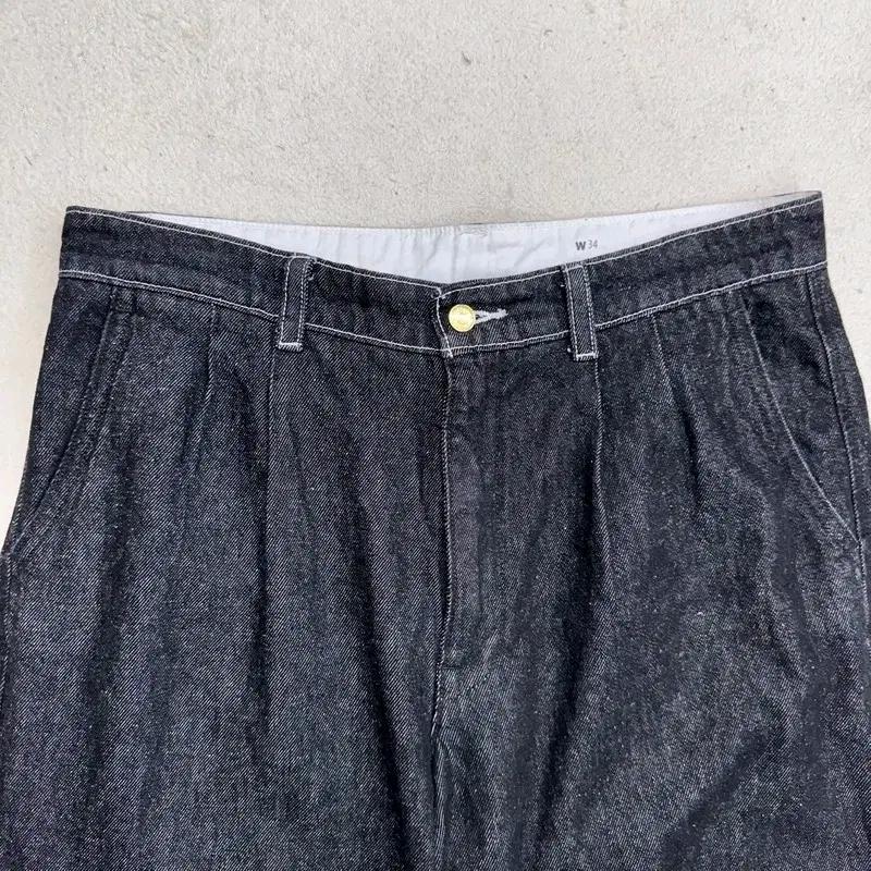 LEVI STRAUSS 프리미엄 블랙 데님 팬츠 3