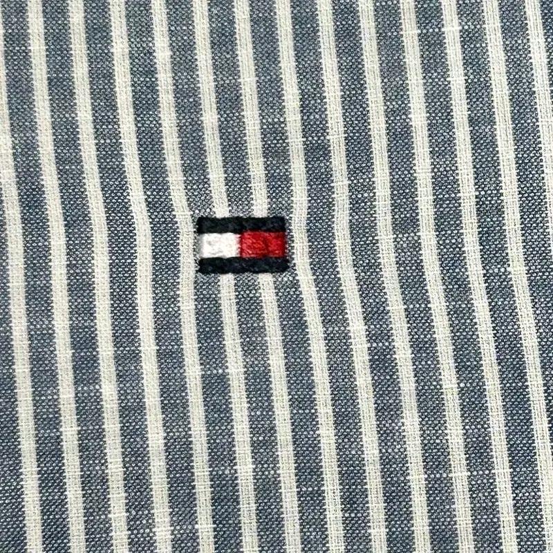 TOMMY HILFIGER 옥스퍼드 스트라이프 셔츠 M 3