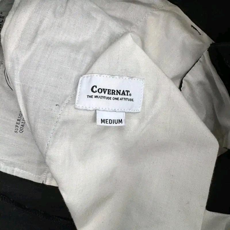 COVERNAT 레귤러 치노 팬츠 블랙 M 6