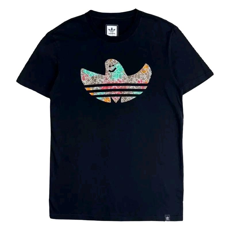 ADIDASxMark Gonzales 빅 로고 반팔 티 L 2