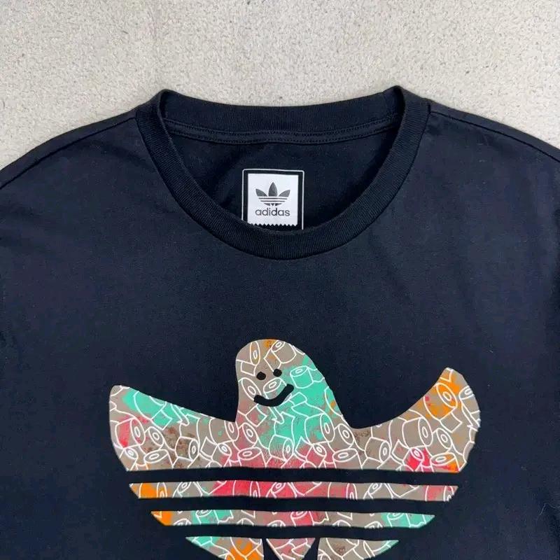 ADIDASxMark Gonzales 빅 로고 반팔 티 L 3