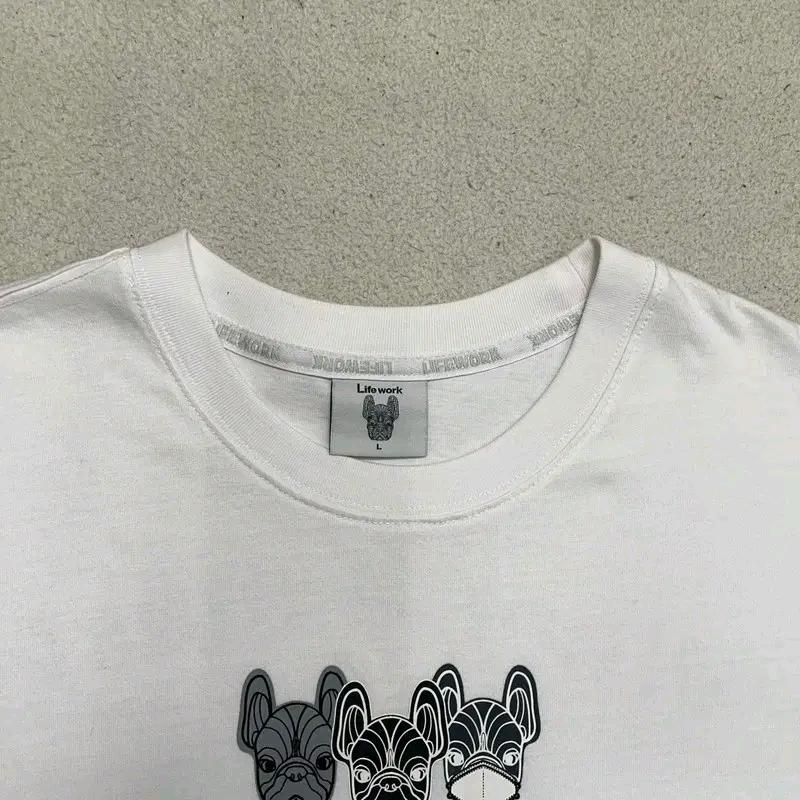 LIFEWORK 반팔티 화이트 L 6