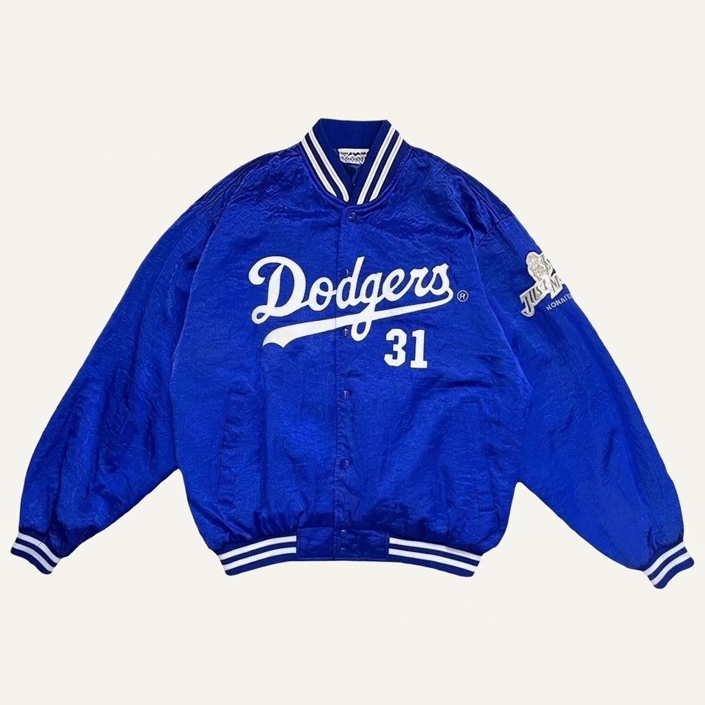 LA DODGERS 31 PIAZZA 바시티 자켓 1