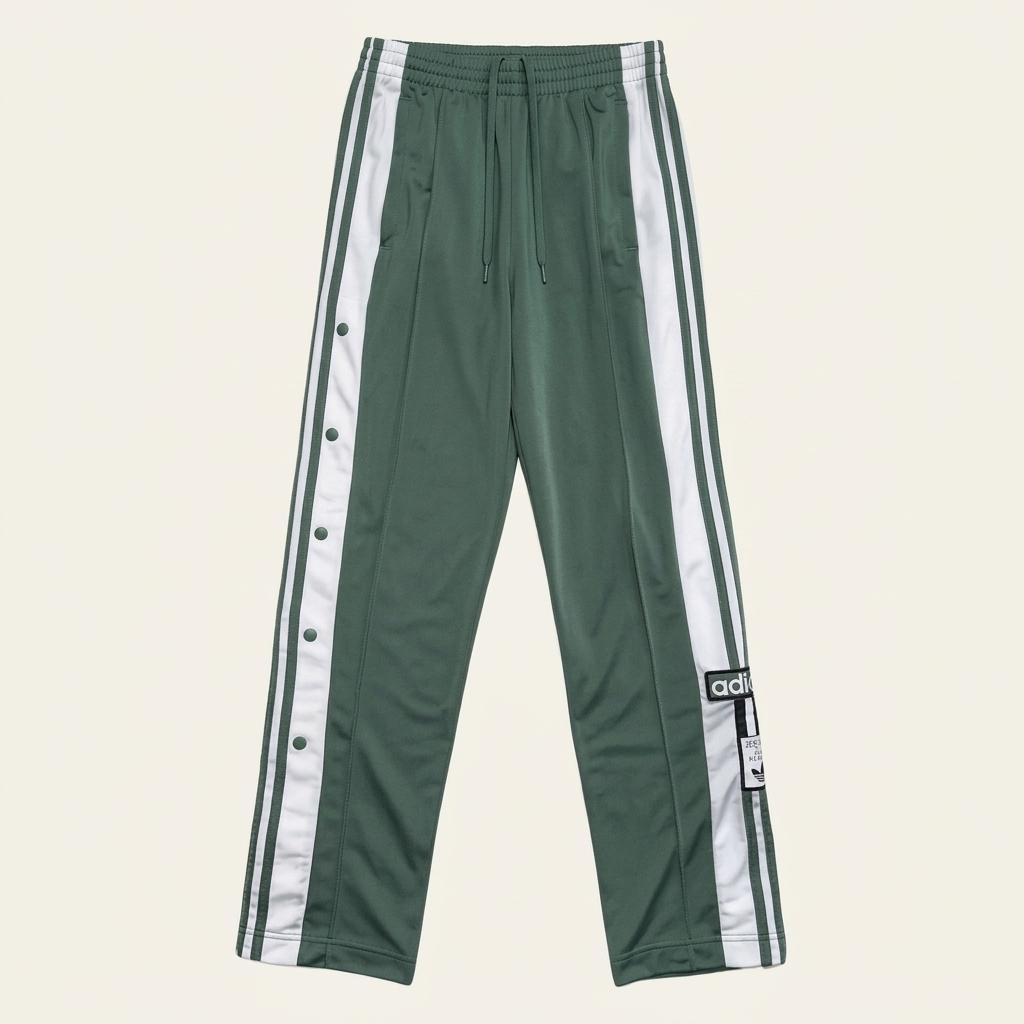 ADIDAS 아디브레이크 트랙 팬츠 그린 XS 1