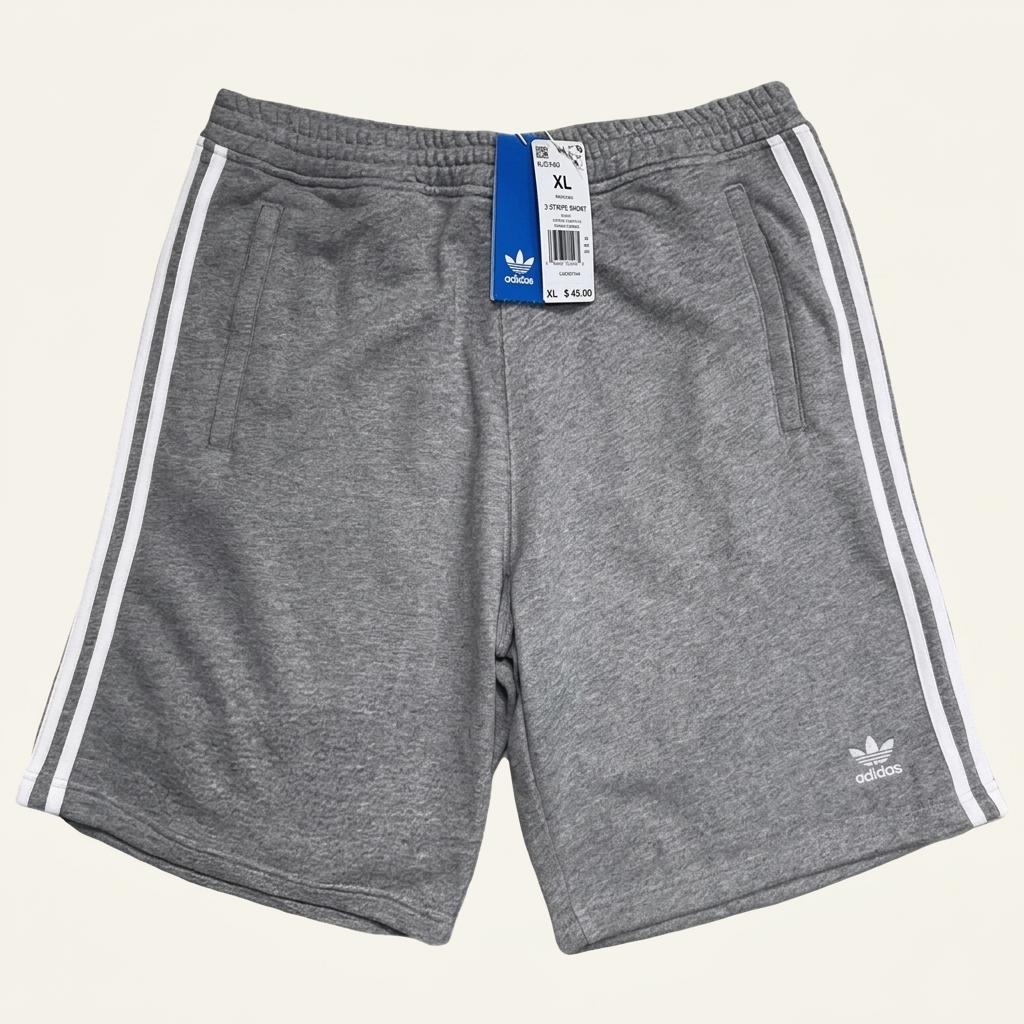 새상품 ADIDAS 오리지널스 3스트라이프 스웻 쇼츠 XL 1