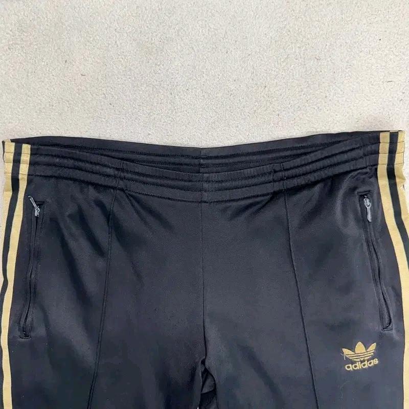 ADIDAS 트레이닝 팬츠 골드 스트라이프 100 4