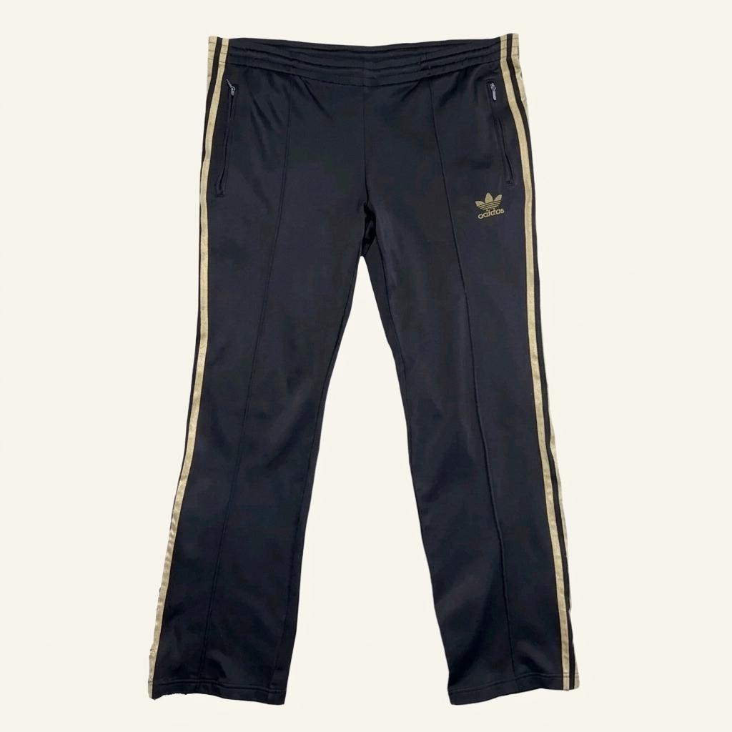 ADIDAS 트레이닝 팬츠 골드 스트라이프 100 1