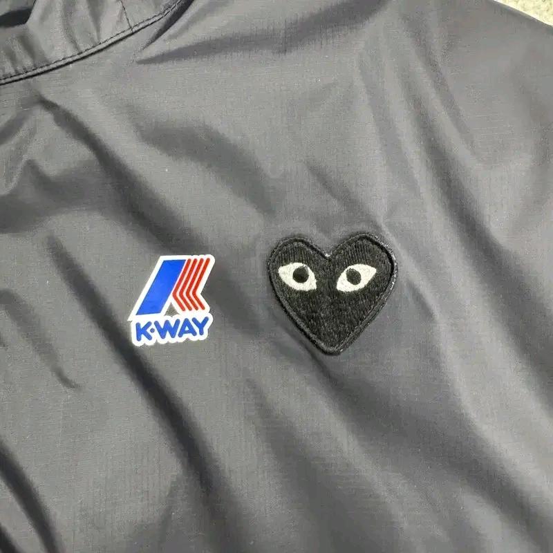 COMME DES GARCONS x KWAY 바람막이 재킷 XL 3