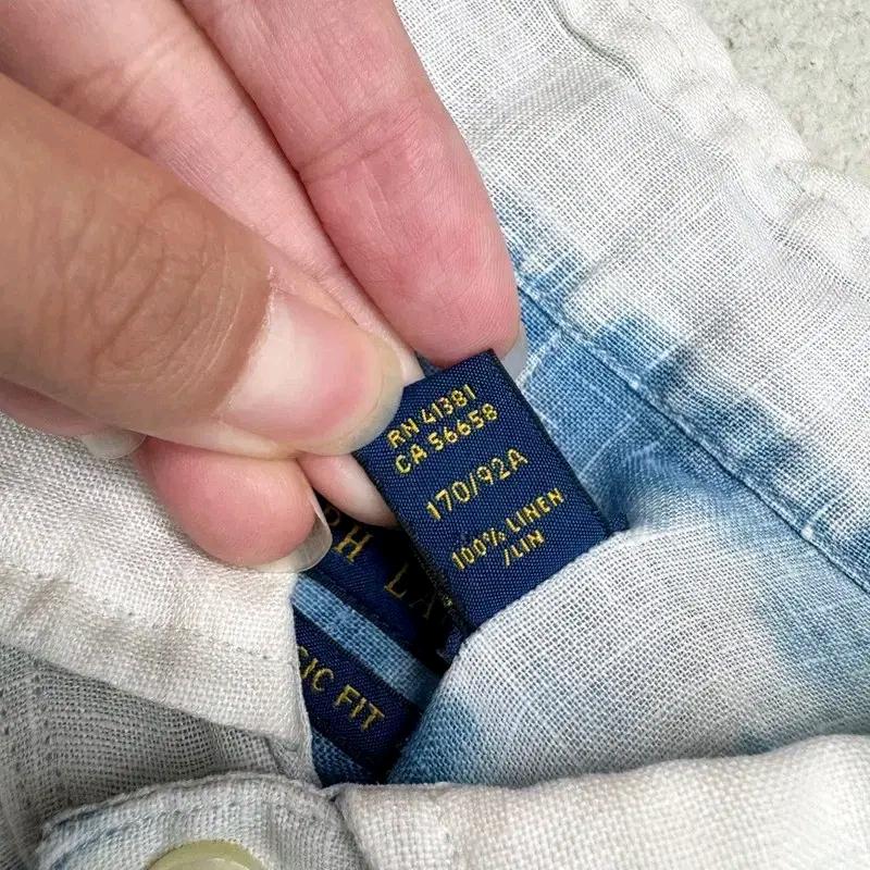 RALPH LAUREN 타아다이 린넨 100% 셔츠 S/P 6