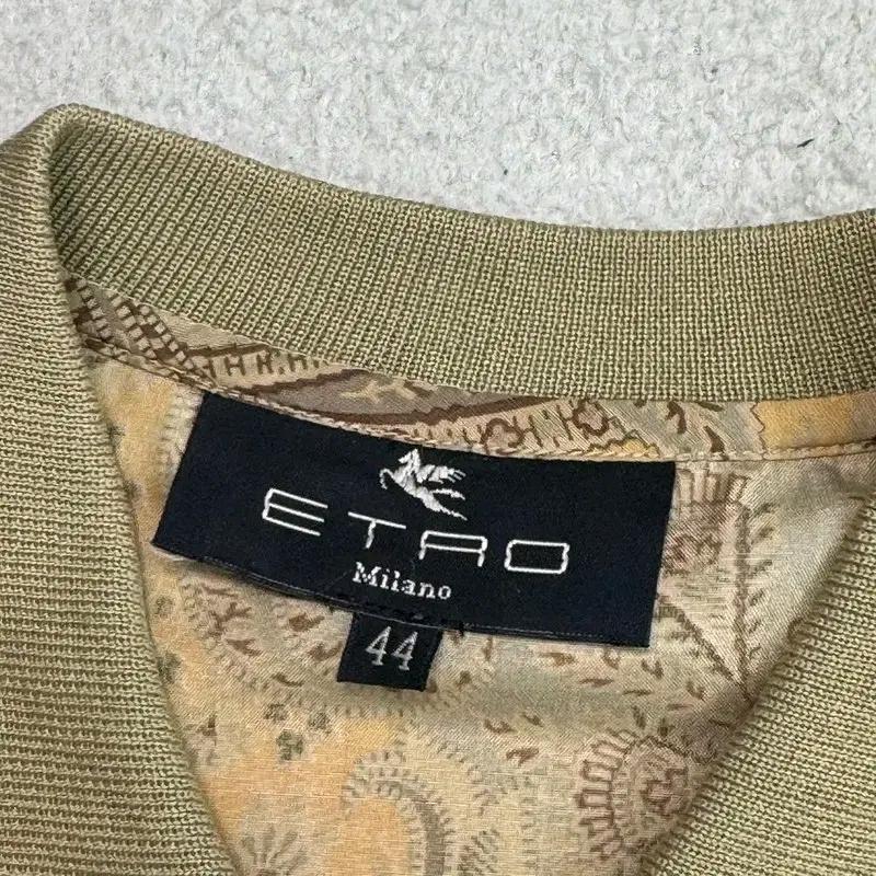 ETRO 페이즐리 폴로 원피스 44 4