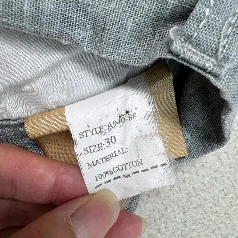 BURBERRY LONDON 팬츠 라이트 그레이 30 8