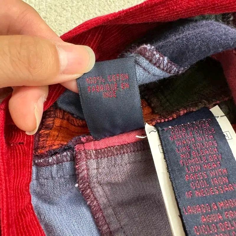 RALPH LAUREN 패치워크 코듀로이 베스트 & 스커트 세트 S 9
