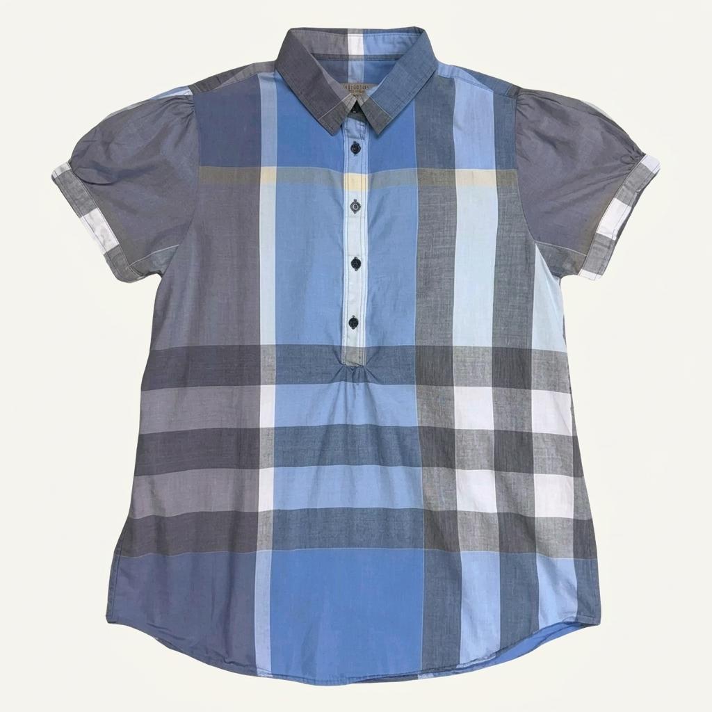 BURBERRY BRIT 체크 반팔 셔츠 1