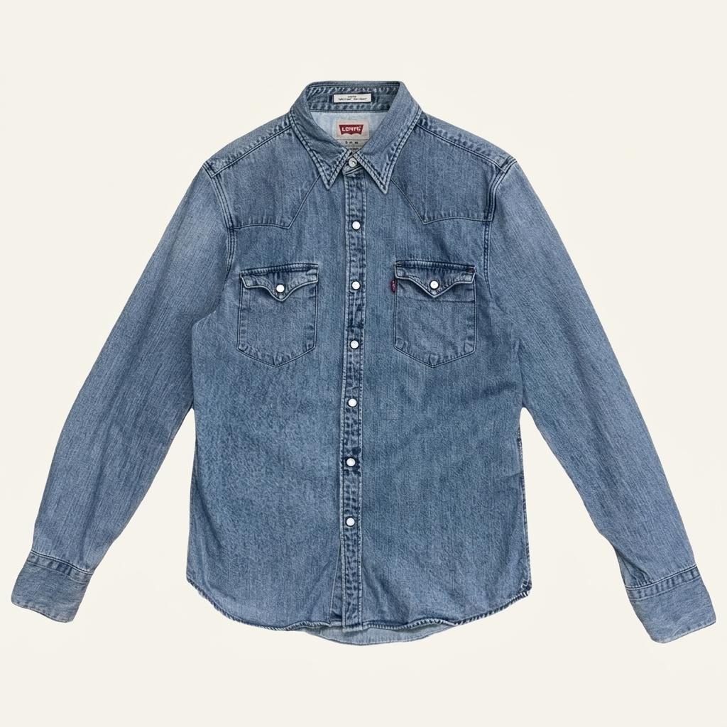 LEVI'S 클래식 웨스턴 데님 셔츠 S/P/CH 1