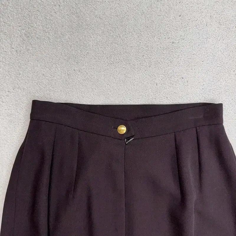 GUCCI 스커트 다크 브라운 42 3