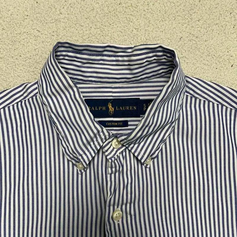 POLO RALPH LAUREN 스트라이프 셔츠 블루 S 6