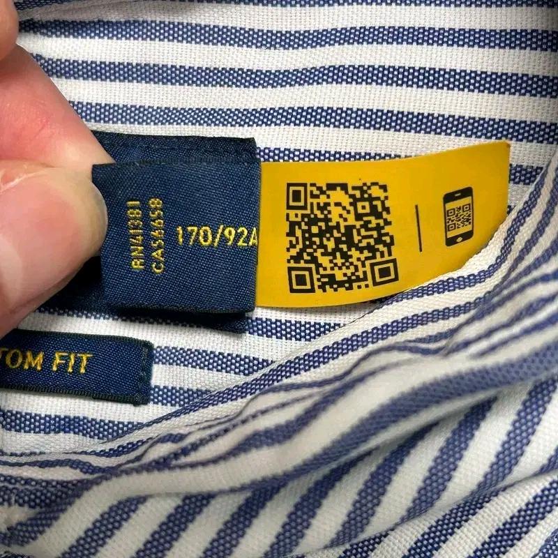 POLO RALPH LAUREN 스트라이프 셔츠 블루 S 8