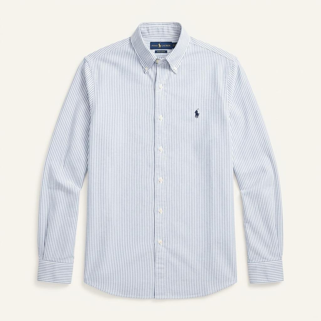 POLO RALPH LAUREN 스트라이프 셔츠 블루 S 1