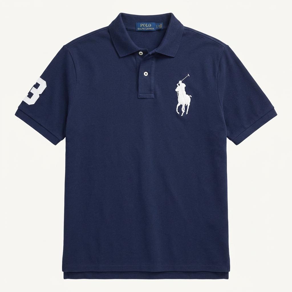 POLO RALPH LAUREN 보이즈 빅포니 네이비 pk 반팔티 L 1