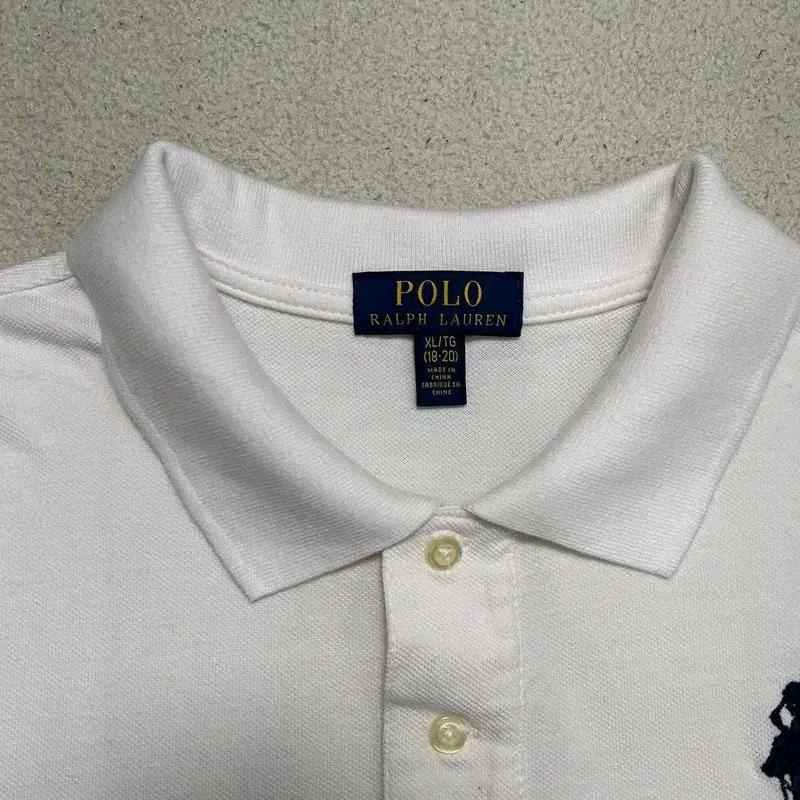 POLO RALPH LAUREN 보이즈 빅포니 치프키프 롱슬리브 화이트 XL 6
