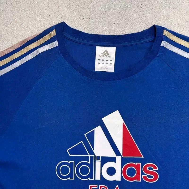 ADIDAS 프랑스 로고티 블루 L 3