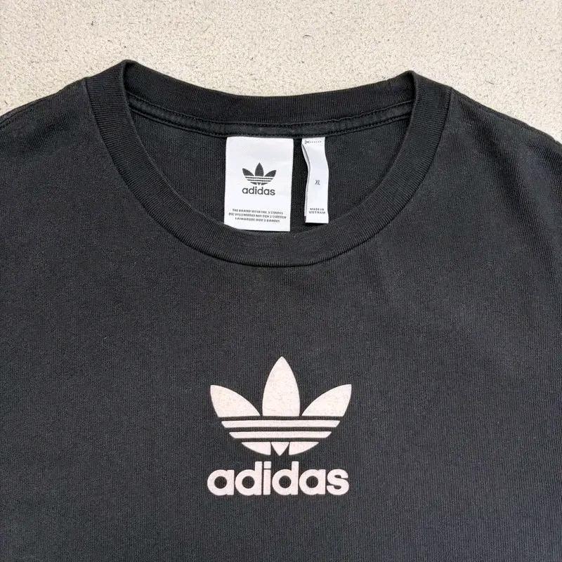 ADIDAS 파이어버드 로고티 블랙 XL 3