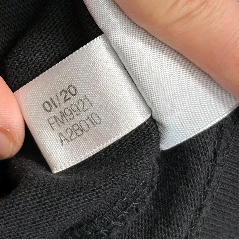 ADIDAS 파이어버드 로고티 블랙 XL 8