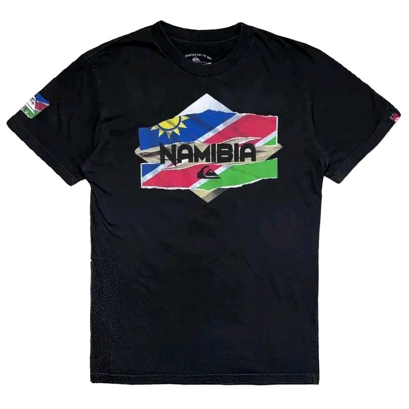 QUIKSILVER 프린팅티 블랙 SMALL 2