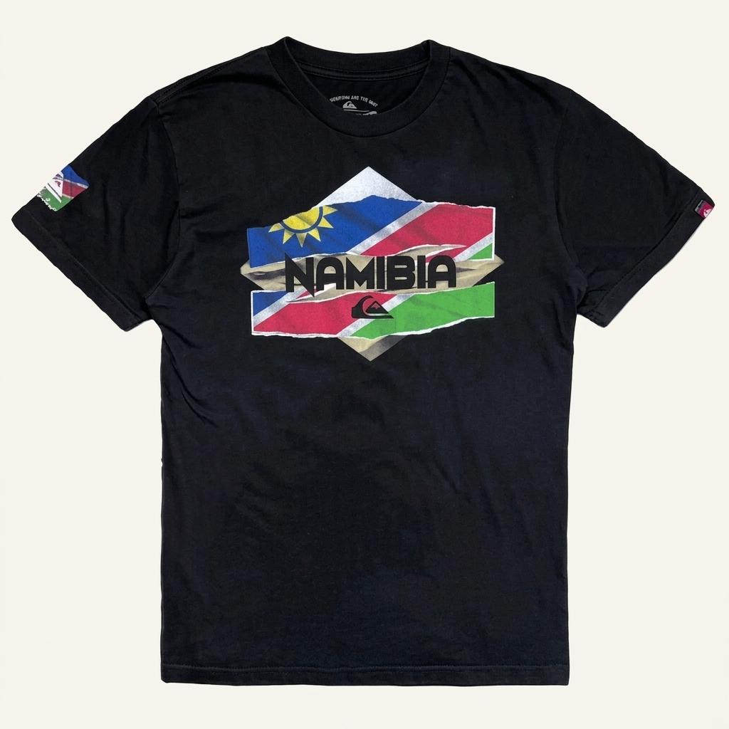 QUIKSILVER 프린팅티 블랙 SMALL 1