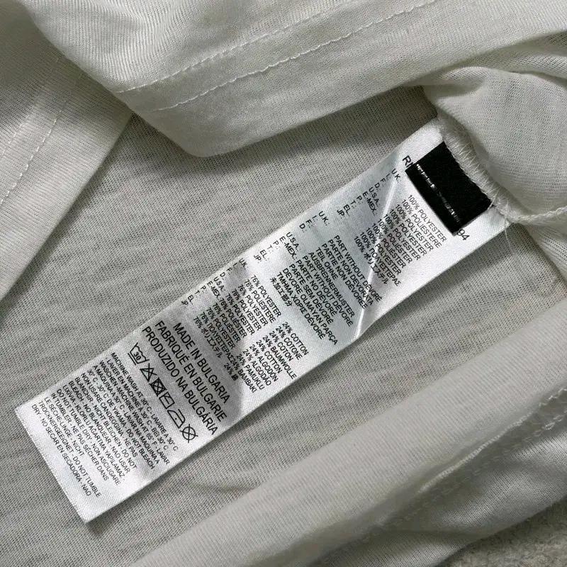 DIESEL 로고 프린팅티 화이트 S 7