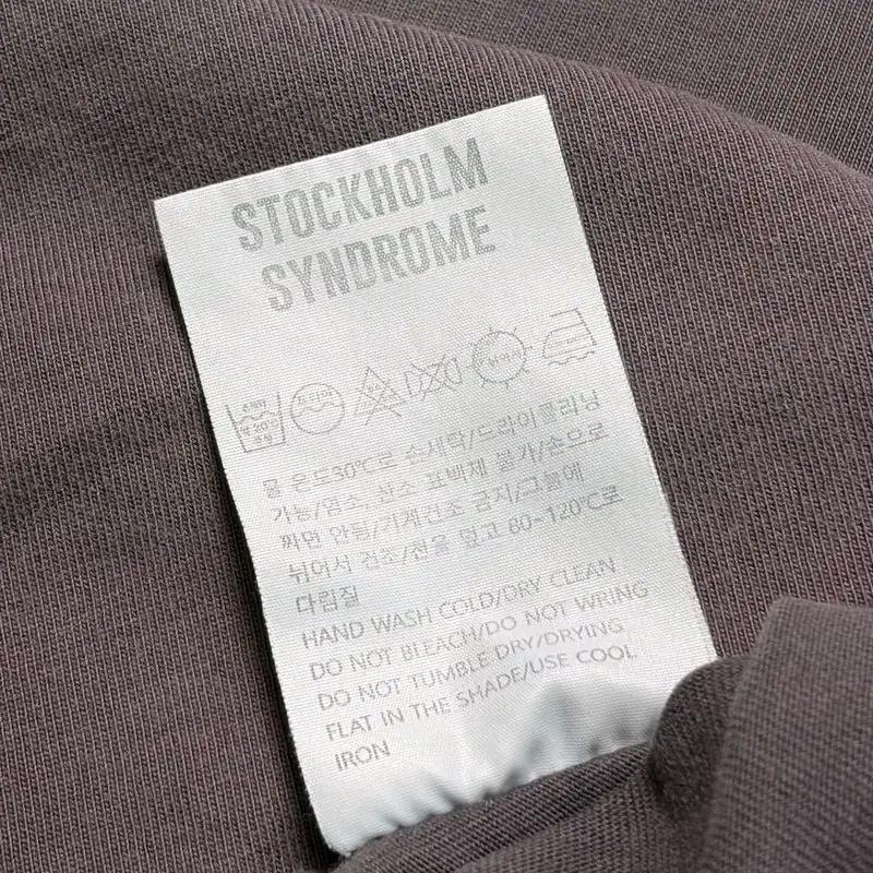 STOCKHOLM SYNDROME 프린팅티 챠콜 7