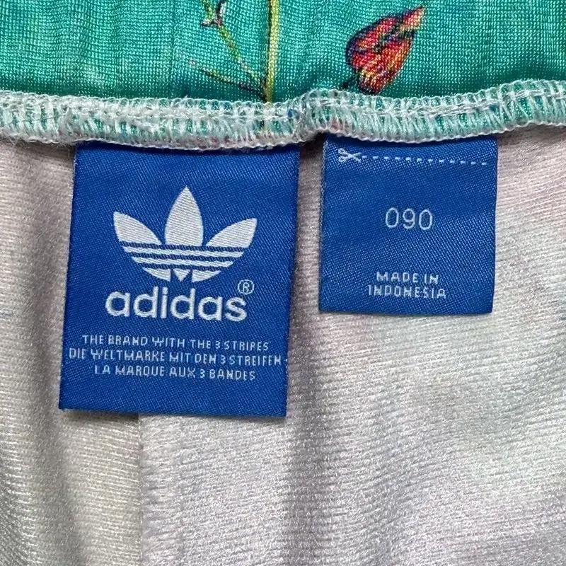 ADIDAS 플로럴 쇼츠 블루 90 5