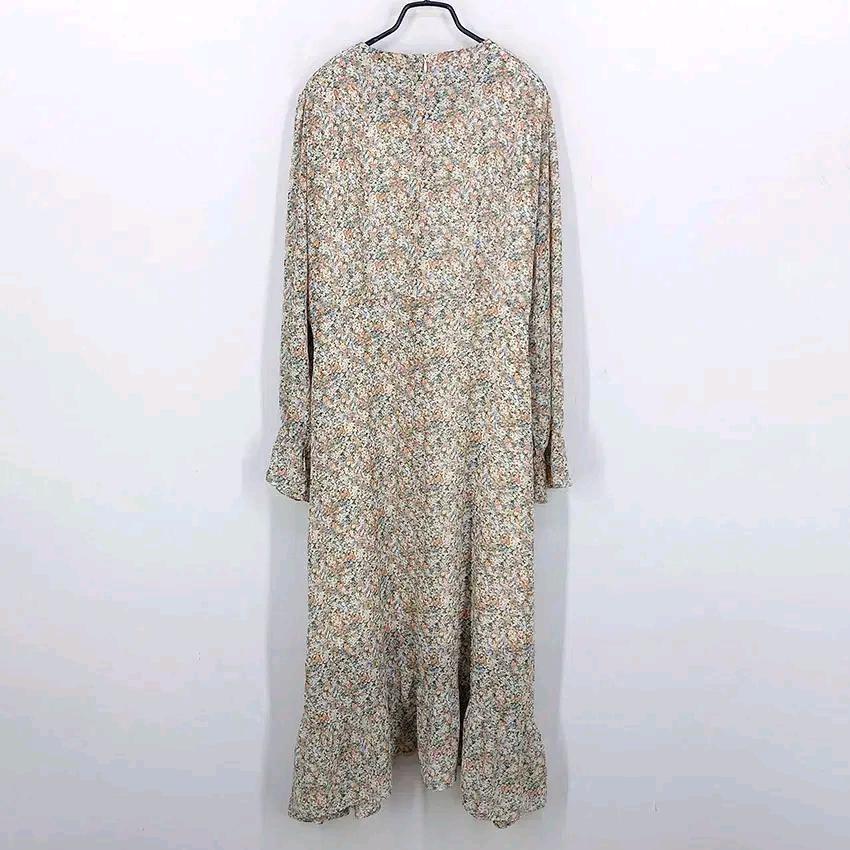 플라스틱아일랜드 여름 긴팔원피스 베이지 (HU45985) 3
