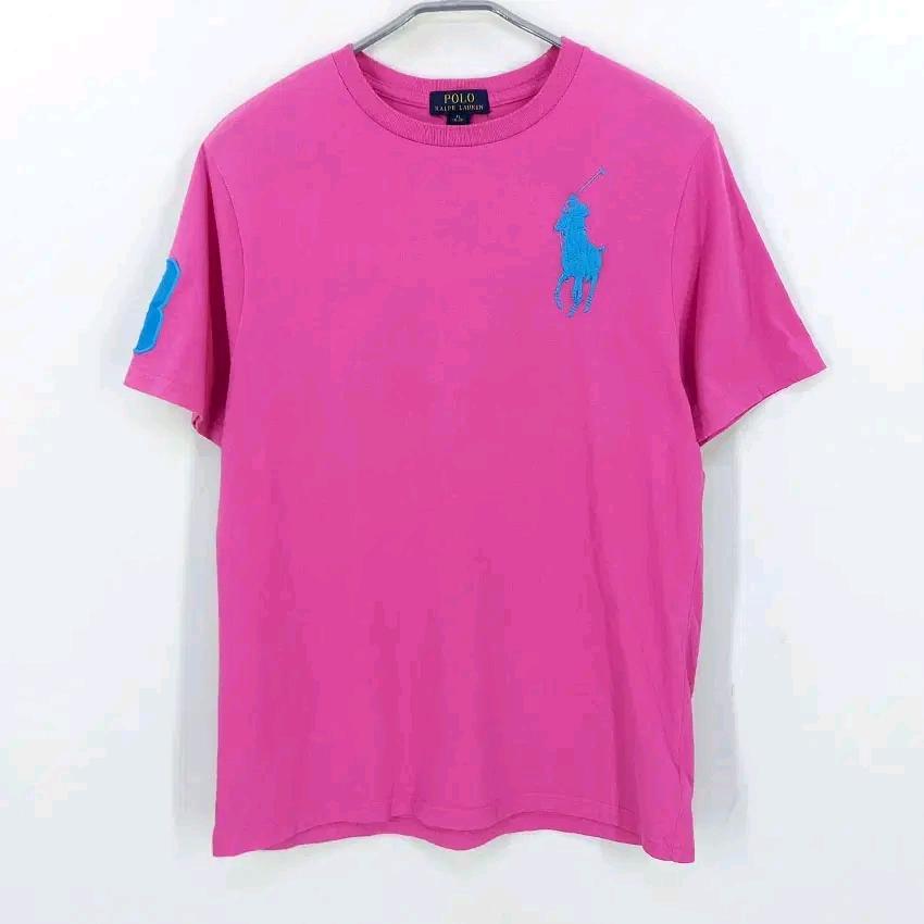 폴로랄프로렌 남성 여름 빅로고 라운드반팔 핑크  (HU45989) 2