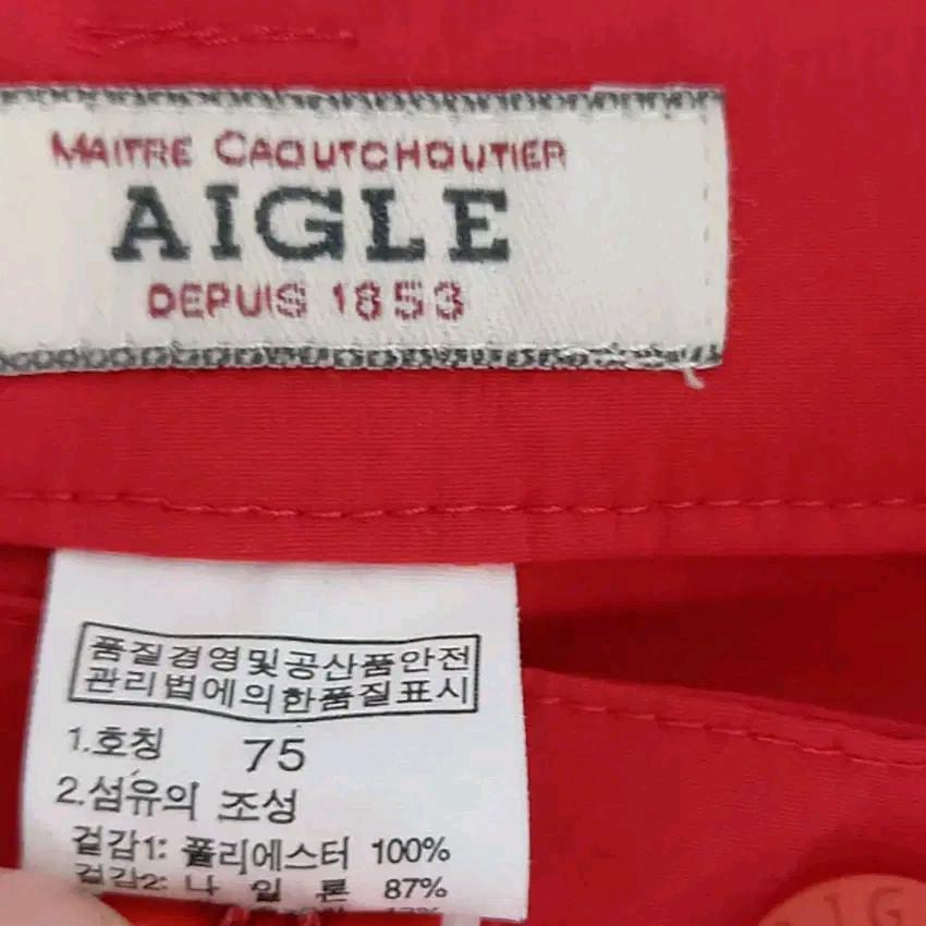 에이글 여성 여름 스판끼 홑겹 반바지 레드75 (HU45998) 6