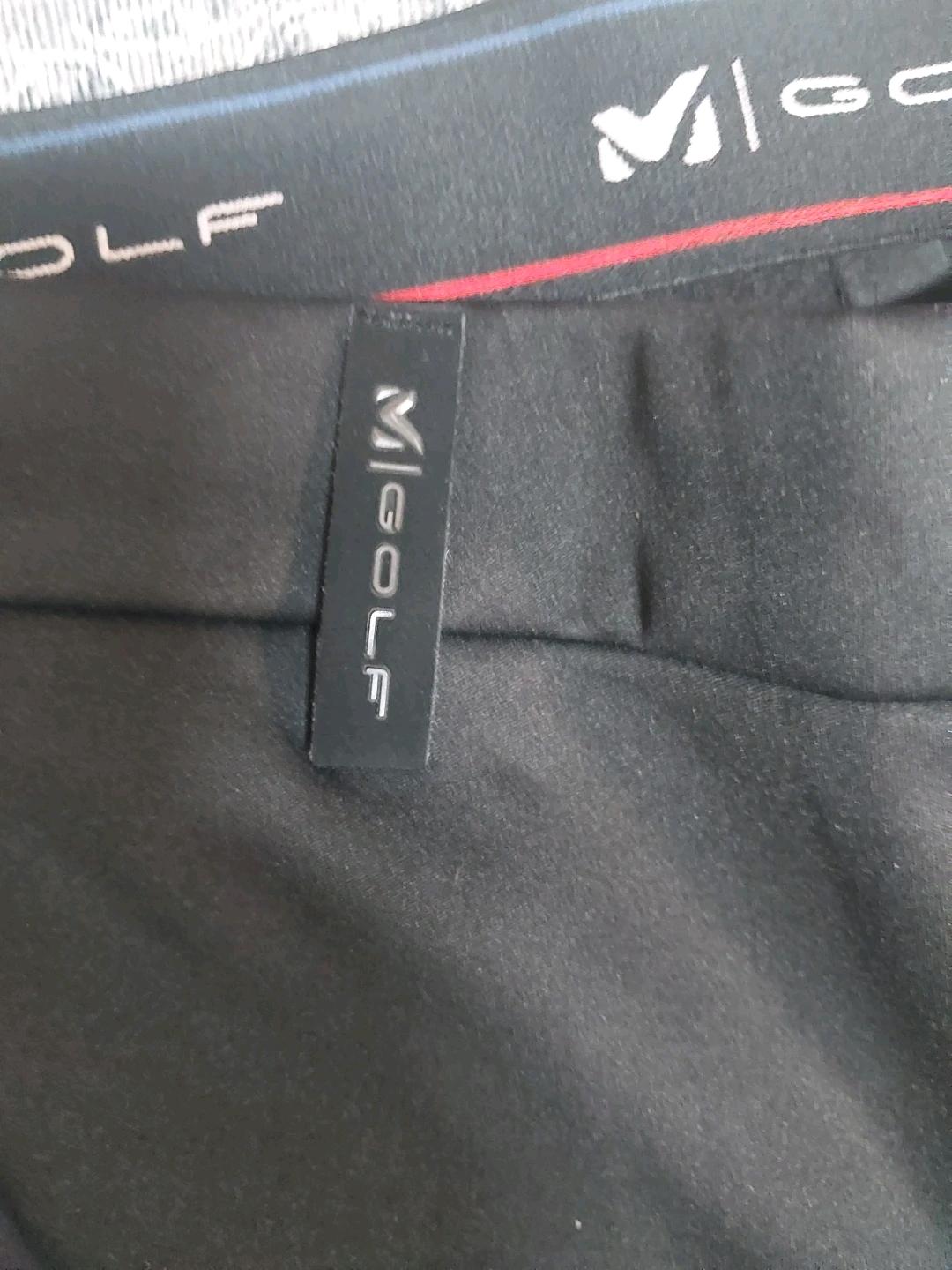밀레 GOLF 블랙 골프바지 32 8