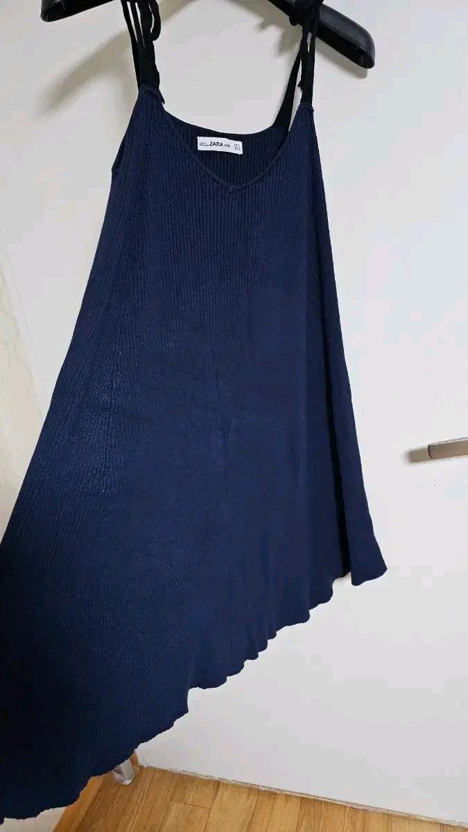 자라 knit 골지 끈나시 원피스 슬리브리스 4