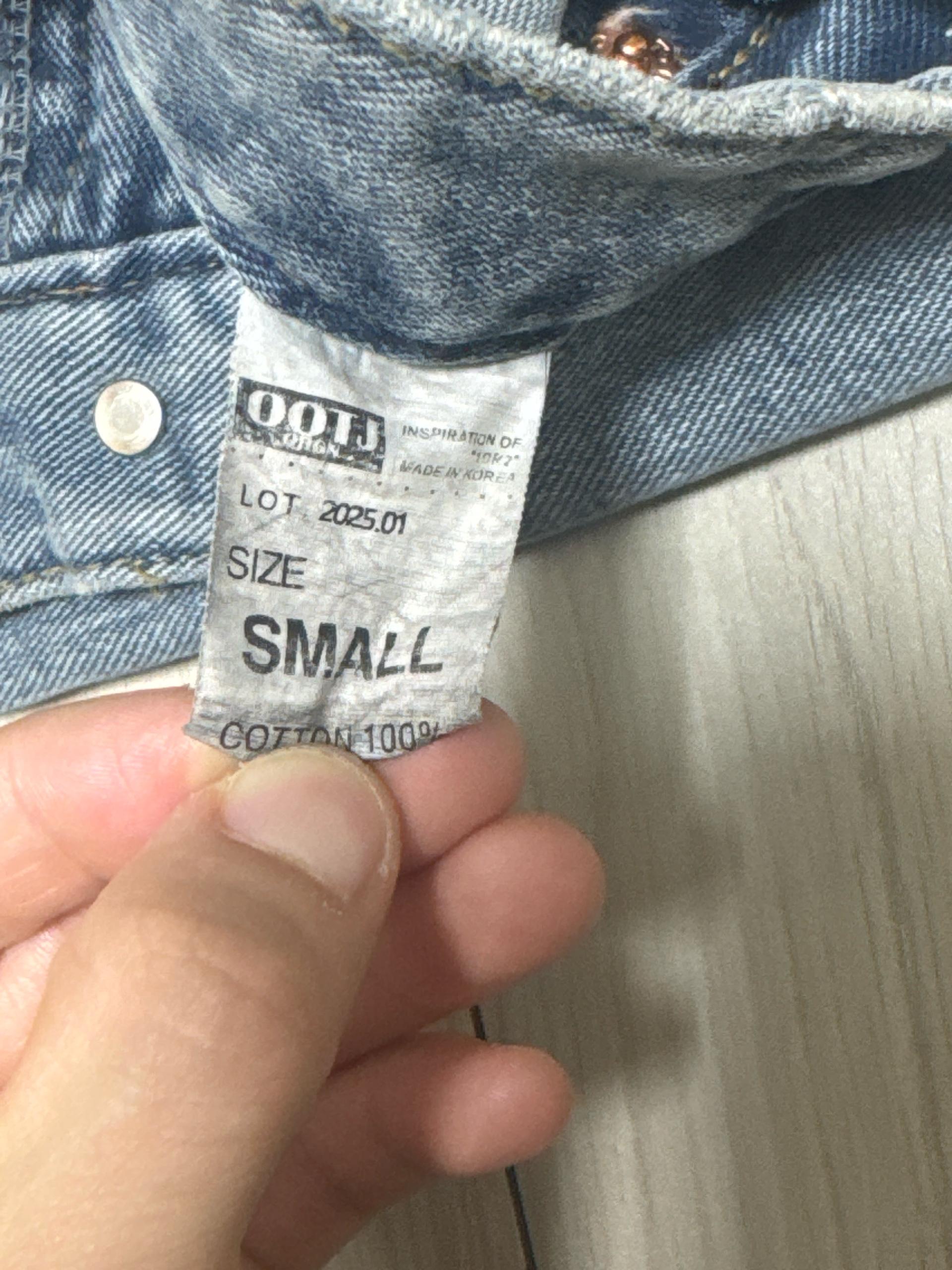 OOTJ 와이드 데님 팬츠 중청 5