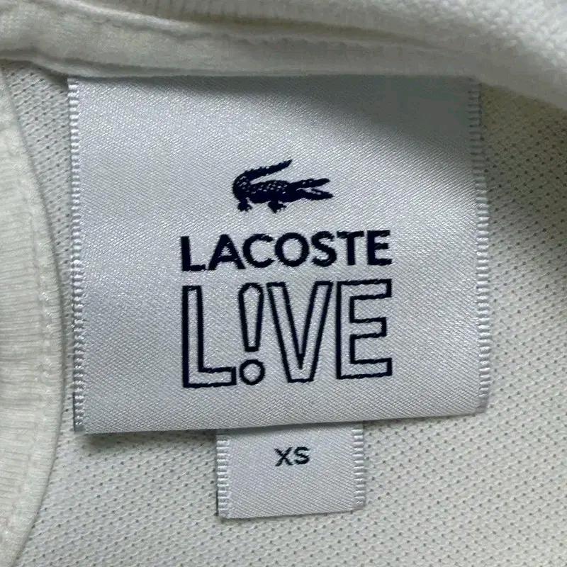 LACOSTE LIVE PK 카라 반팔 티셔츠 화이트 XS 5