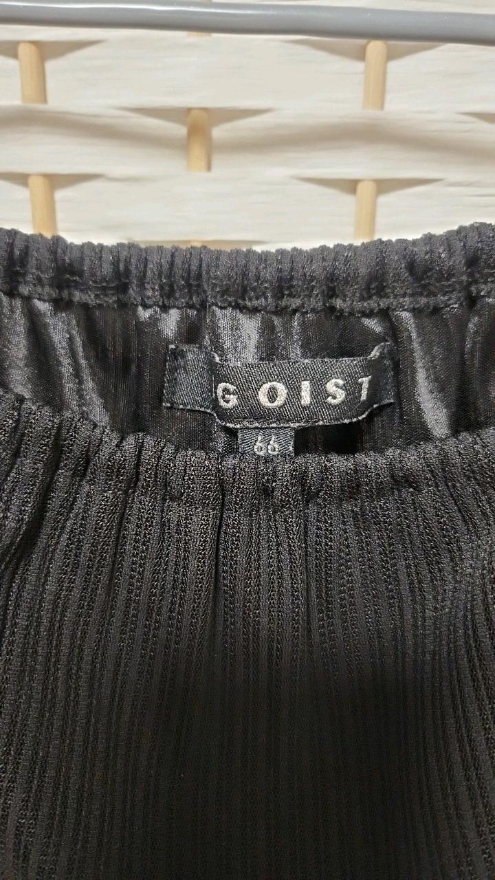 에고이스트 블랙 주름 롱 원피스 3