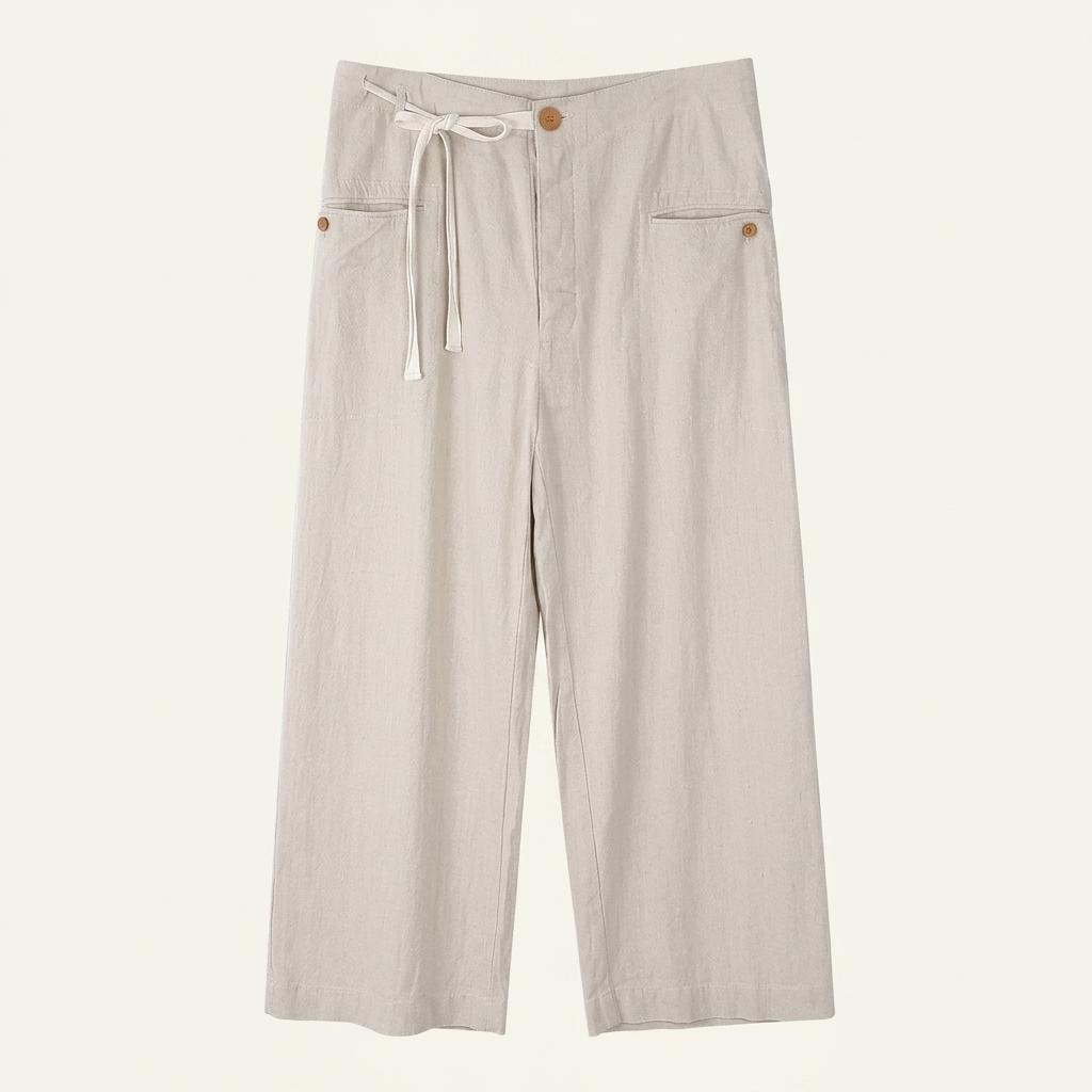 EASY TO WEAR 남성 린넨혼방 와이드팬츠48