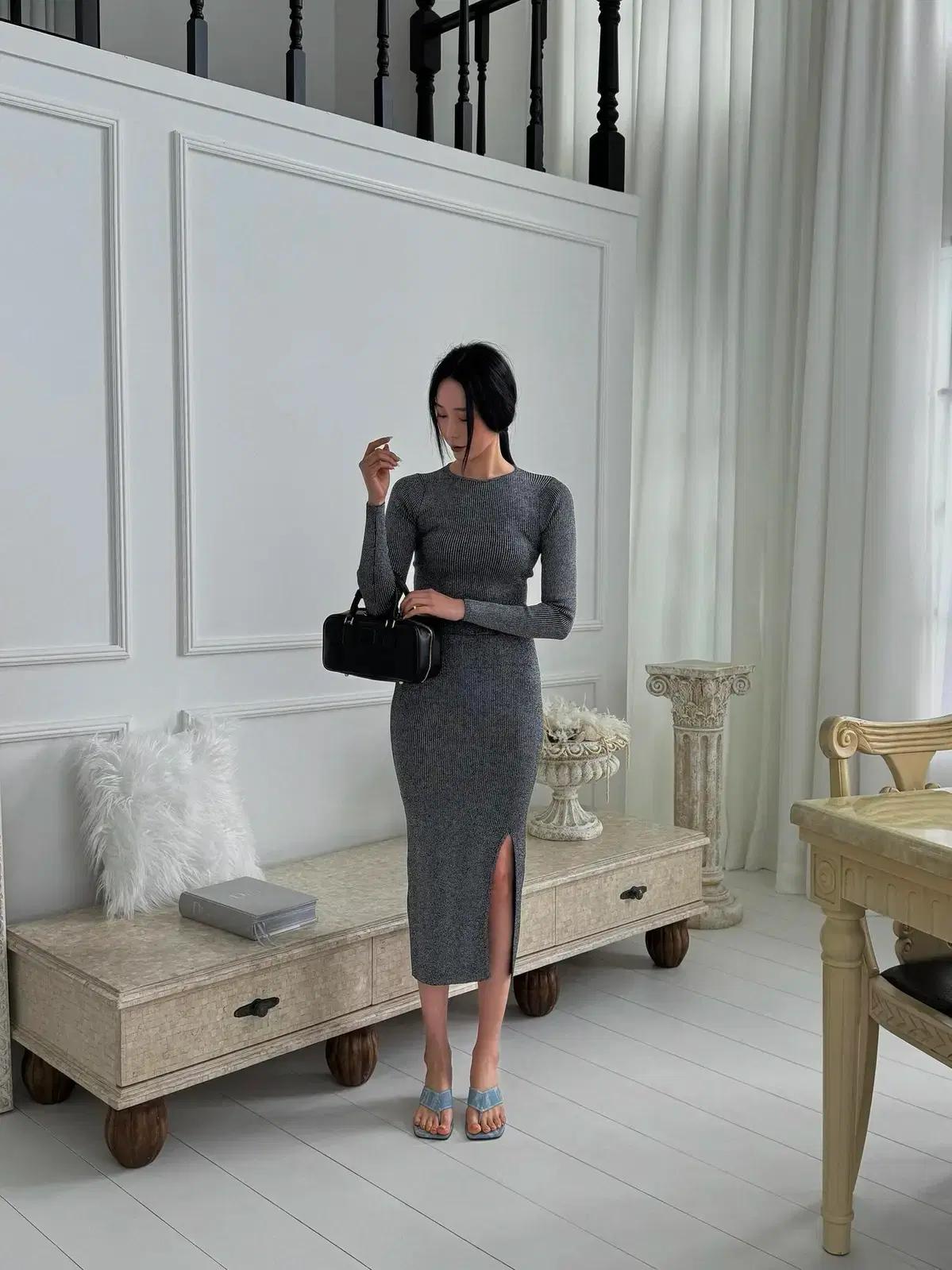 @353 블랙 250 빈티지 찢청 6cm 쪼리샌들-새상품 12